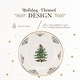 preview thumbnail 3 of 8, Spode Christmas Tree Set of 4 Gold Plates