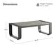 preview thumbnail 90 of 122, Spruce & Spring Outdoor Patio Furniture Set Aluminum Sofa Accent Chair
