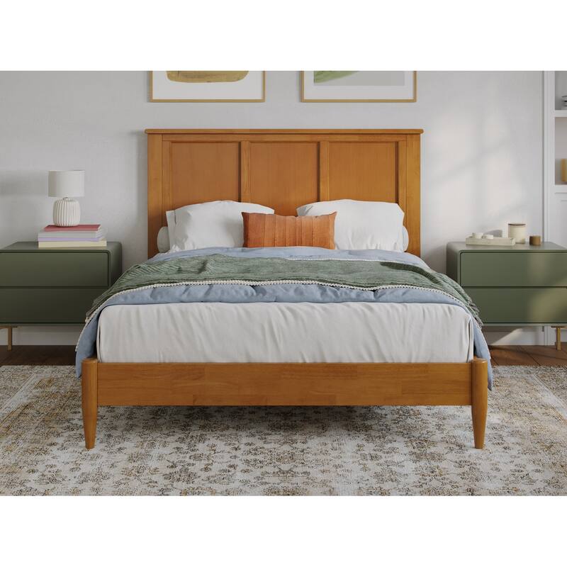 Charlotte Solid Wood Low Profile Platform Bed