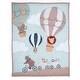 preview thumbnail 8 of 7, Bedtime Originals Up Up & Away 3-Piece Animals/Hot Air Balloon Crib Bedding Set