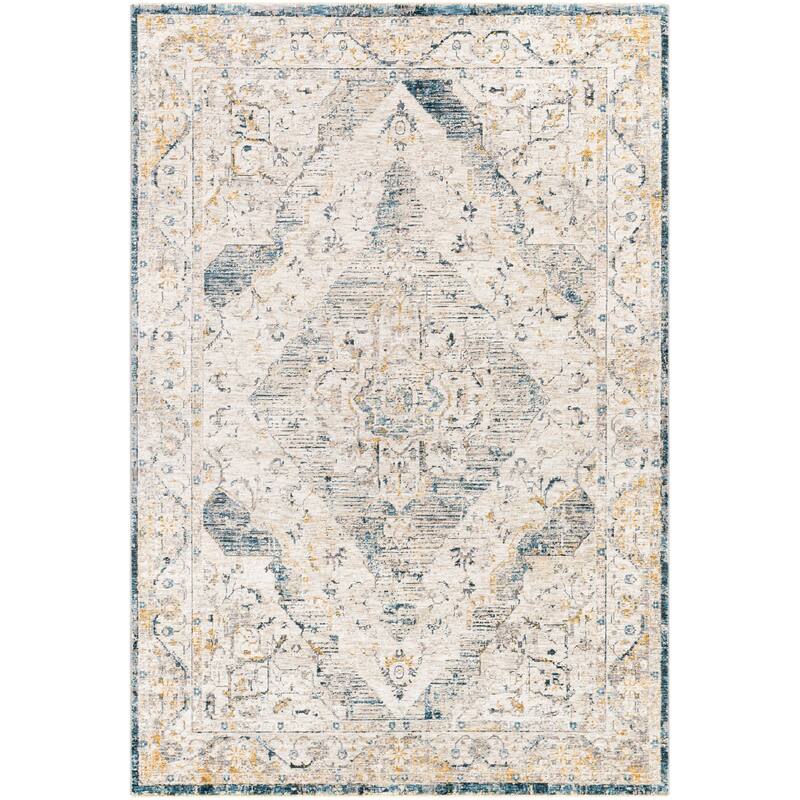Livabliss Traditional Cardiff Medallion Area Rug