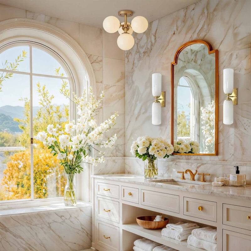 Arden Multi-Light Flush Mount - Gold