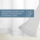 preview thumbnail 117 of 128, ATI Home Indoor/Outdoor Solid Cabana Grommet Top Curtain Panel Pair