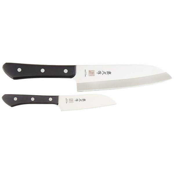 Shop Mac Knife Sk 201 Superior Series Santoku Knives 2 Set 6 5 Inch 5 Inch Silver Overstock 28311939