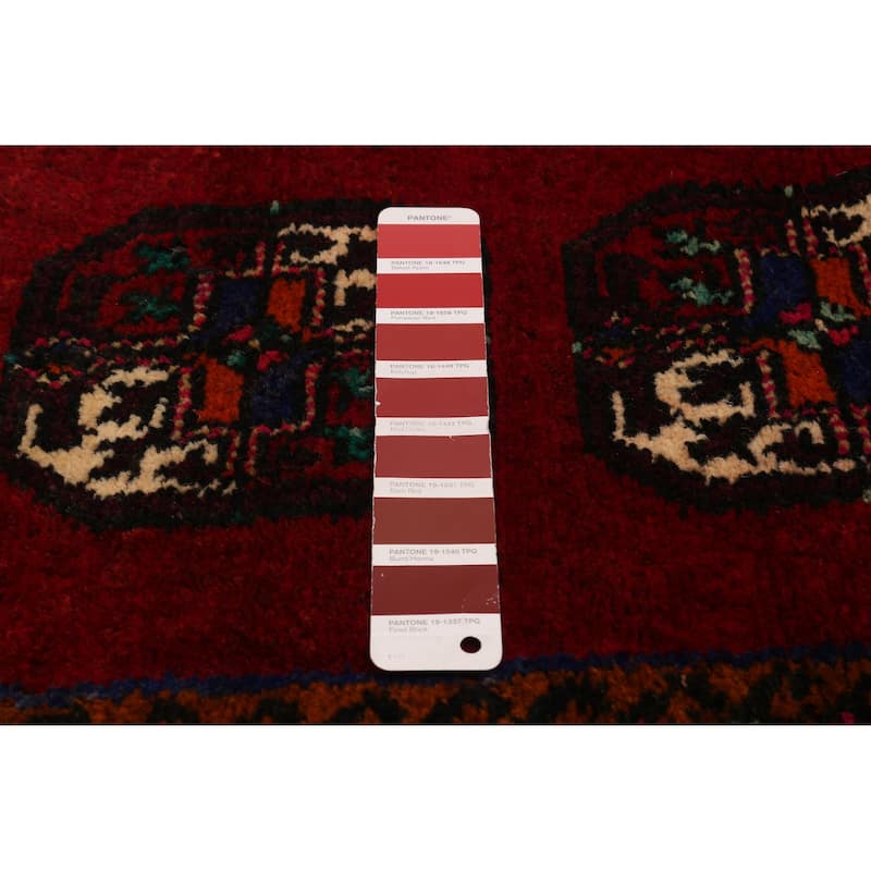 ECARPETGALLERY Hand-knotted Konya Anatolian Red Wool Rug - 5'4 x 9'5