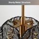 preview thumbnail 4 of 12, 1-Light Smoky Glass Pendant Light with Adjustable Height - N/A