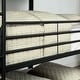 preview thumbnail 4 of 8, Cody Contemporary Black Metal Triple Decker Bunk Bed with 2 Ladder by Furniture of America
