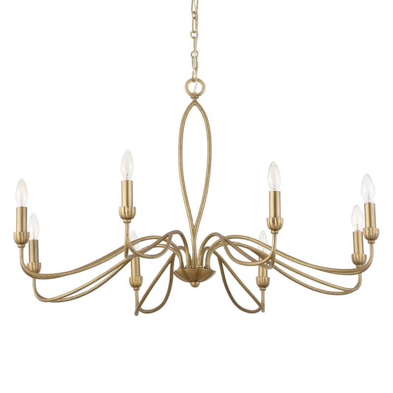 Uttermost Corella 8 Light Chandelier - 40"W x 40"D x 23"H
