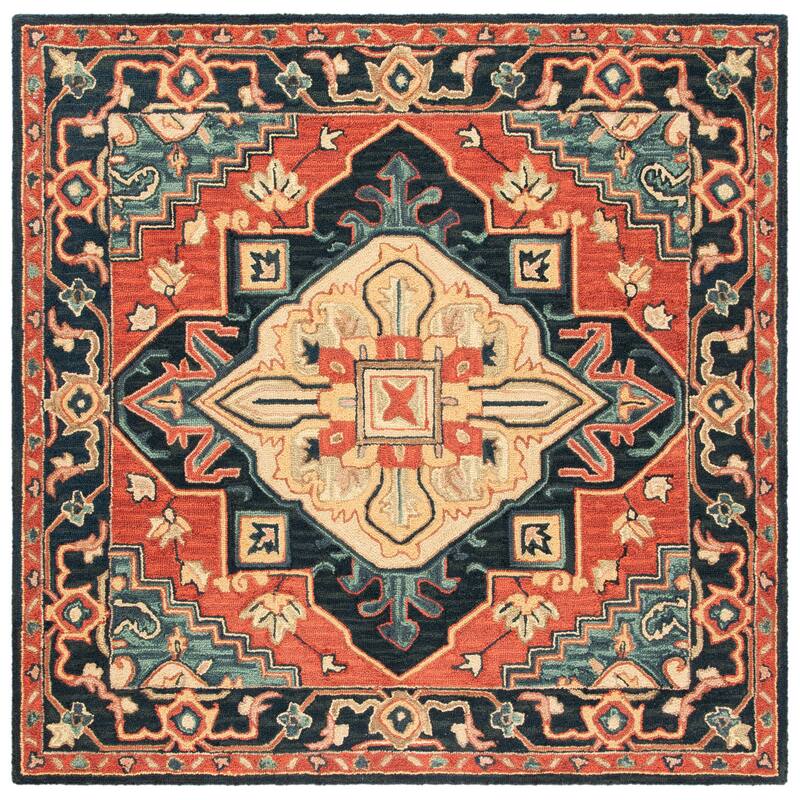 SAFAVIEH Handmade Heritage Shena Traditional Wool Rug