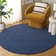 preview thumbnail 38 of 170, SAFAVIEH Handmade Natura Gerta Wool Rug 4' Round - Navy/Blue - Round