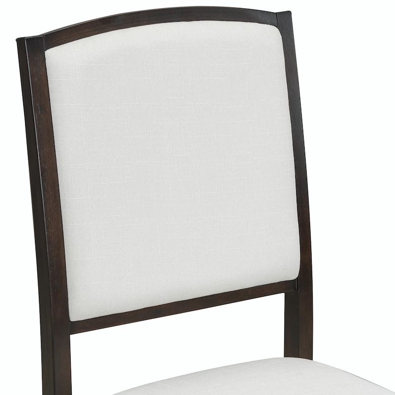 5-Piece Kitchen Table Set with 4 Upholstered Chairs and 16-Inch Removable Leaf