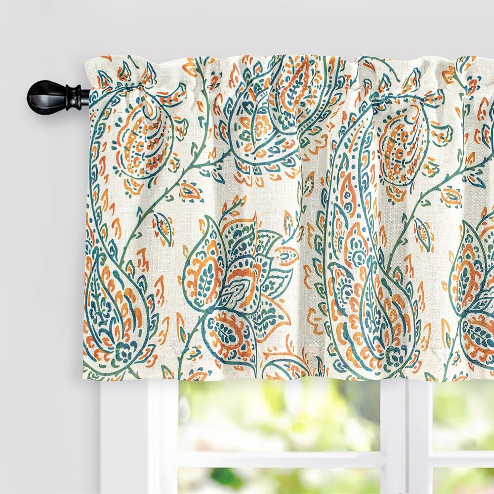 DriftAway Jacob Linen Blend Blackout Valance