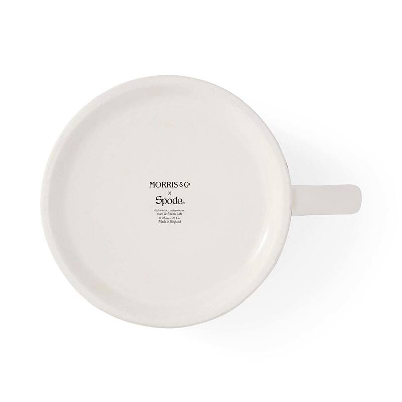 Portmeirion Morris & Co Espresso Cup & Saucer Asst, Set of 4 - 2.6 in x 4.8-in