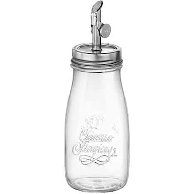 Bormioli Rocco Quattro Stagioni Oil Bottle with Genietti Lid - 13.5 Oz