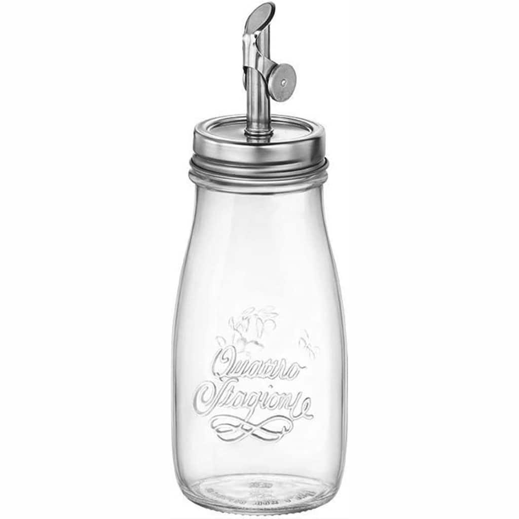 Bormioli Rocco Quattro Stagioni Oil Bottle with Genietti Lid - 13.5 Oz