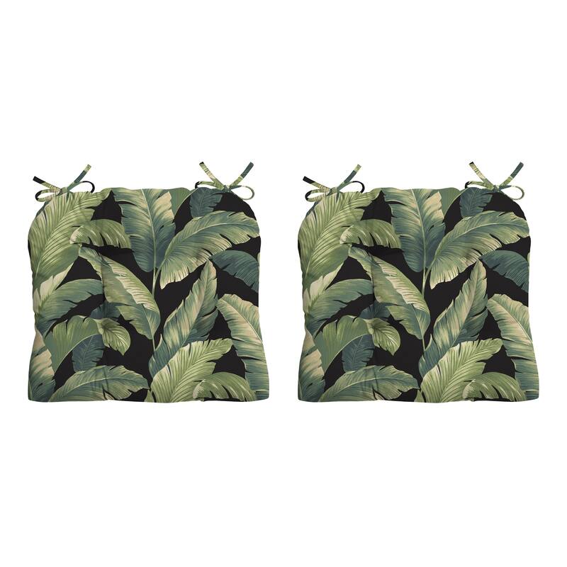 ARDEN Wicker Seat Cushion - 2 Count - Onyx Cebu