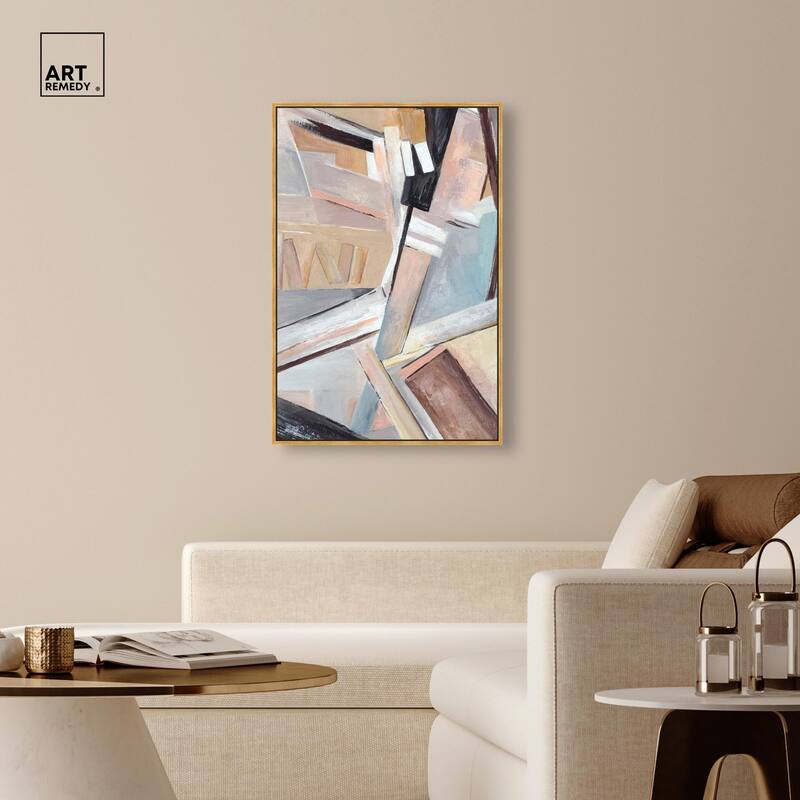Balancing Lines II Canvas by Art Remedy