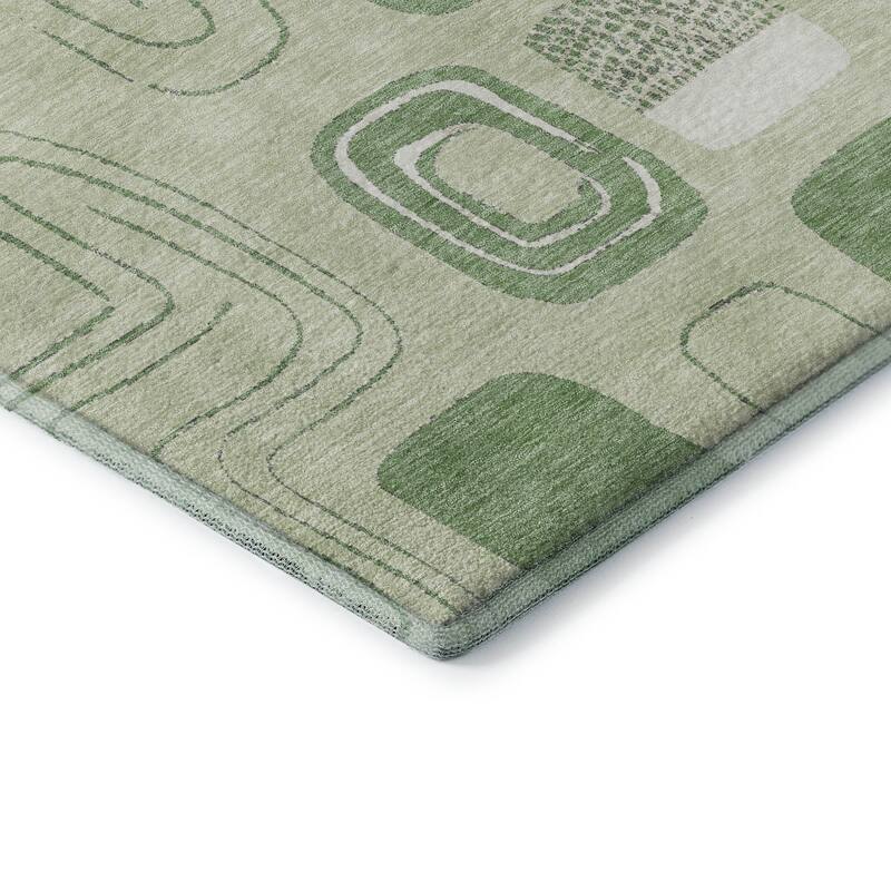 Premium Washable Super Soft Contemporary Elements Mayfield Rug
