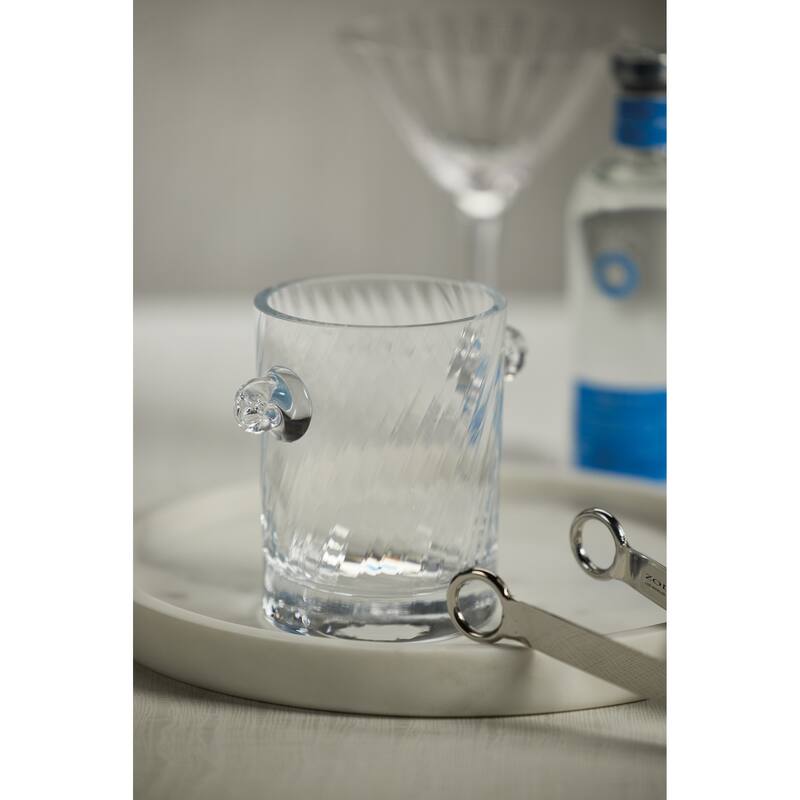 Harrow Swirl Glass Ice Bucket