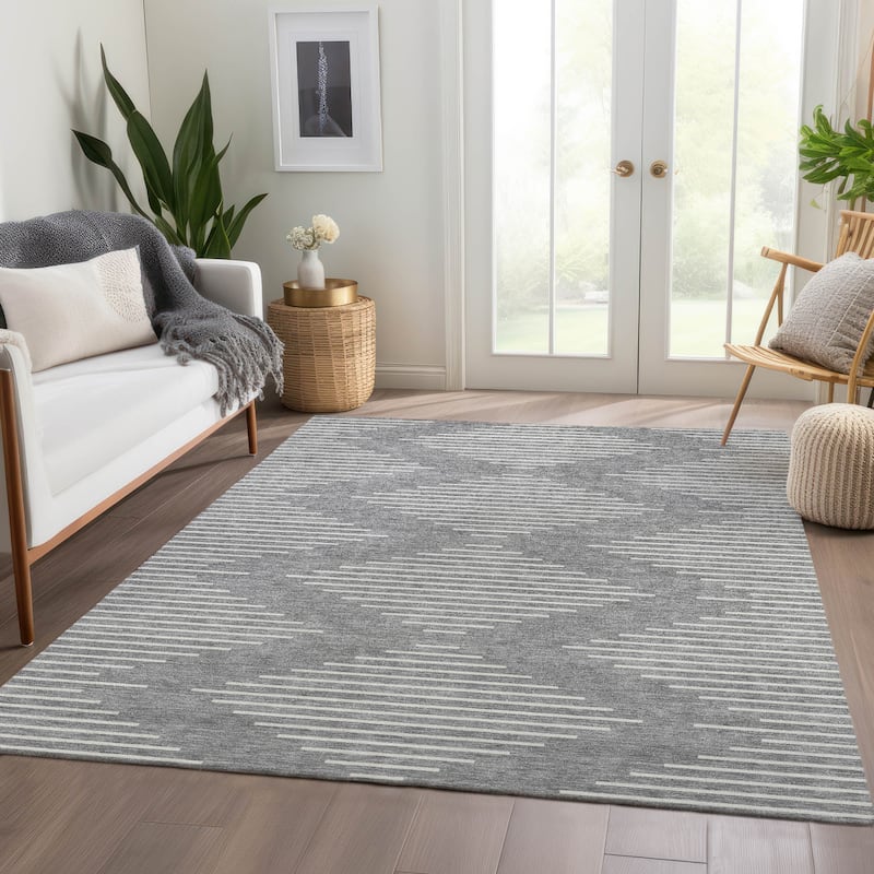 Premium Washable Super Soft Modern Geo Mayfield Rug