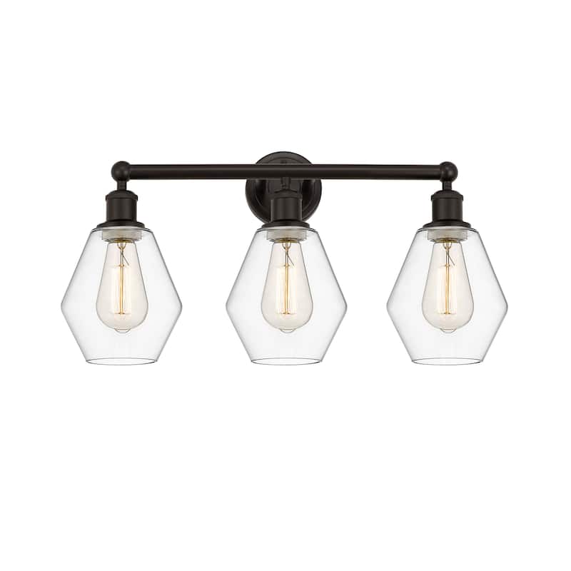 Innovations Lighting 616-3W-12-24 Cindyrella Vanity Cindyrella 3 Light - Oil Rubbed Bronze / Clear