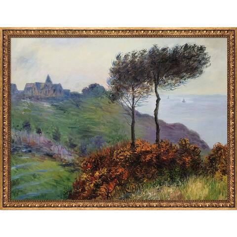 Claude Monet 'The Church at Varengeville, Grey Weather' Hand Painted Oil Reproduction