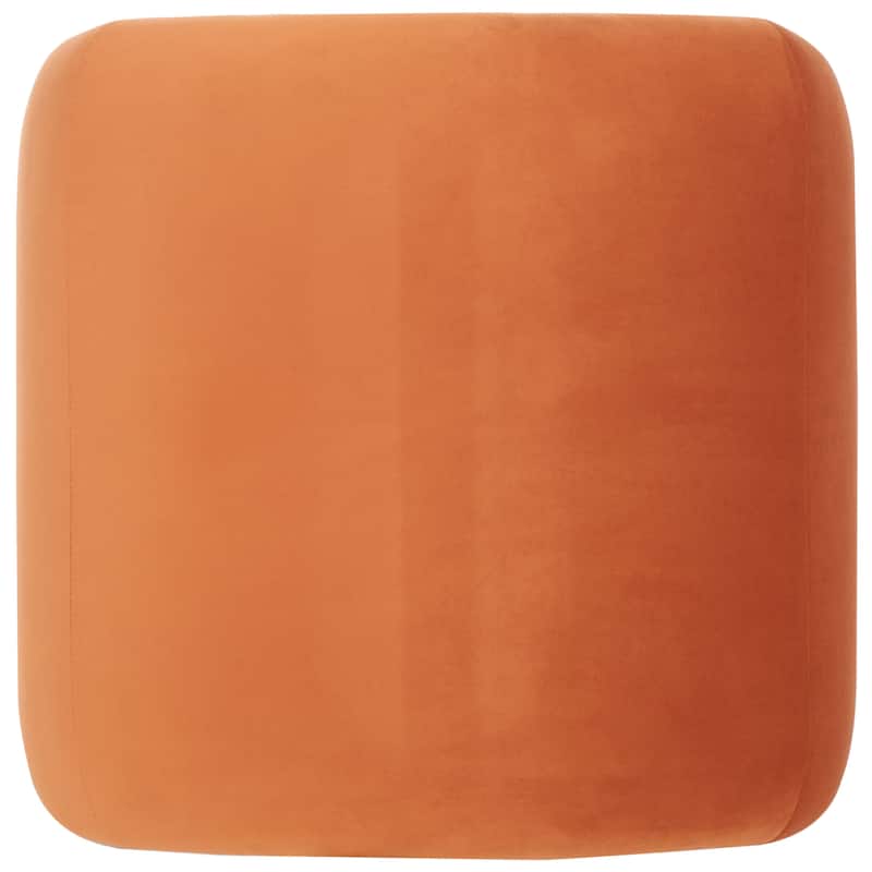 SAFAVIEH Alize Curved Waterfall Velvet Ottoman