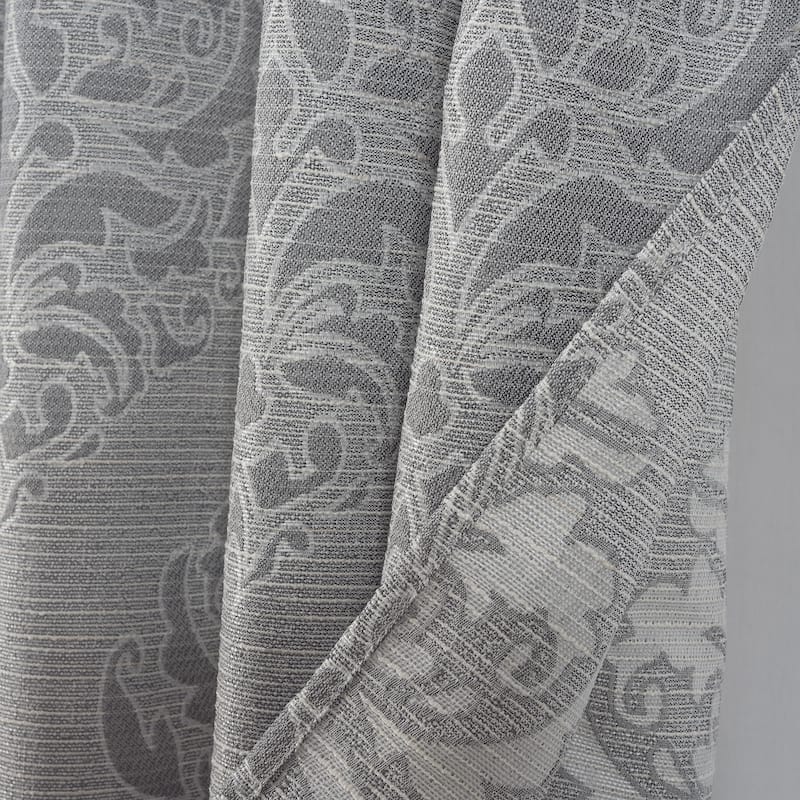 Brookfield Jacquard Grommet Window Curtain Panel