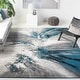 preview thumbnail 1 of 39, SAFAVIEH Glacier Latrina Modern Abstract Rug 11' x 15' - Blue/Grey - Rectangle