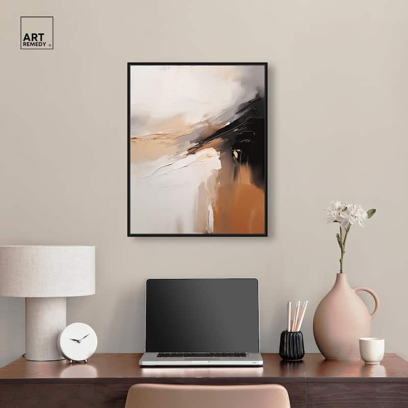 Baked Clay II Canvas by Art Remedy