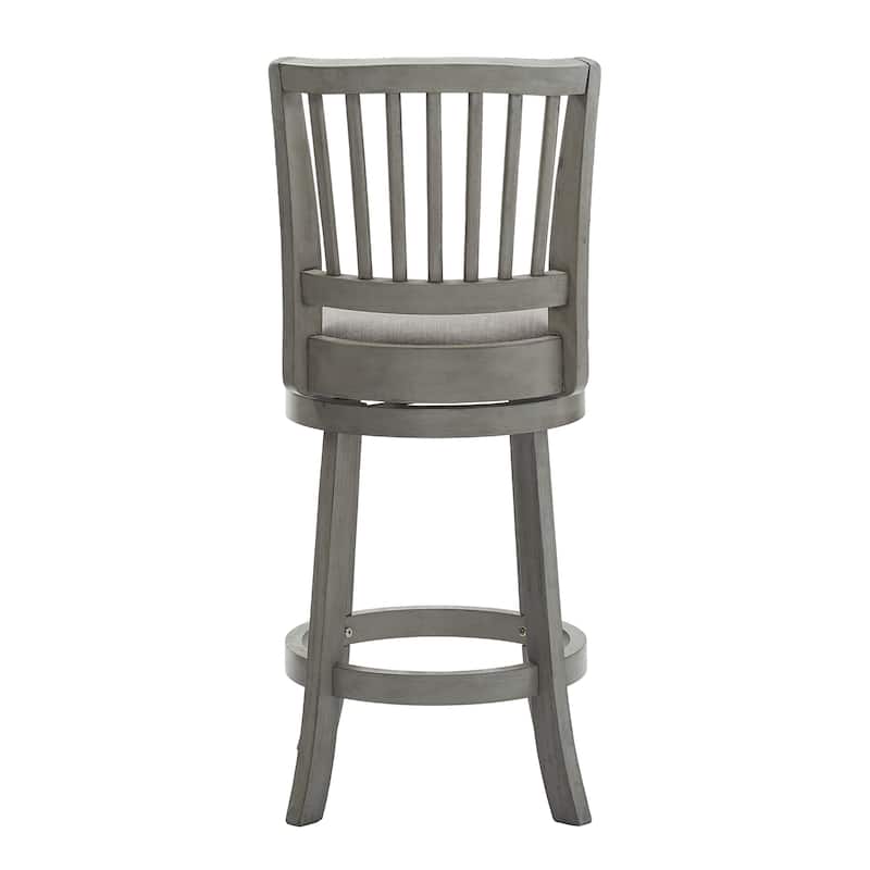 Menas Slat Black Swivel Chair by iNSPIRE Q Classic