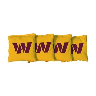 Washington Commanders NFL Yellow Cornhole Bags