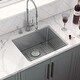 preview thumbnail 2 of 8, Ruvati 23-inch Undermount Kitchen Sink 16 Gauge Stainless Steel Single Bowl - RVM5908 - Silver - 23" X 18"