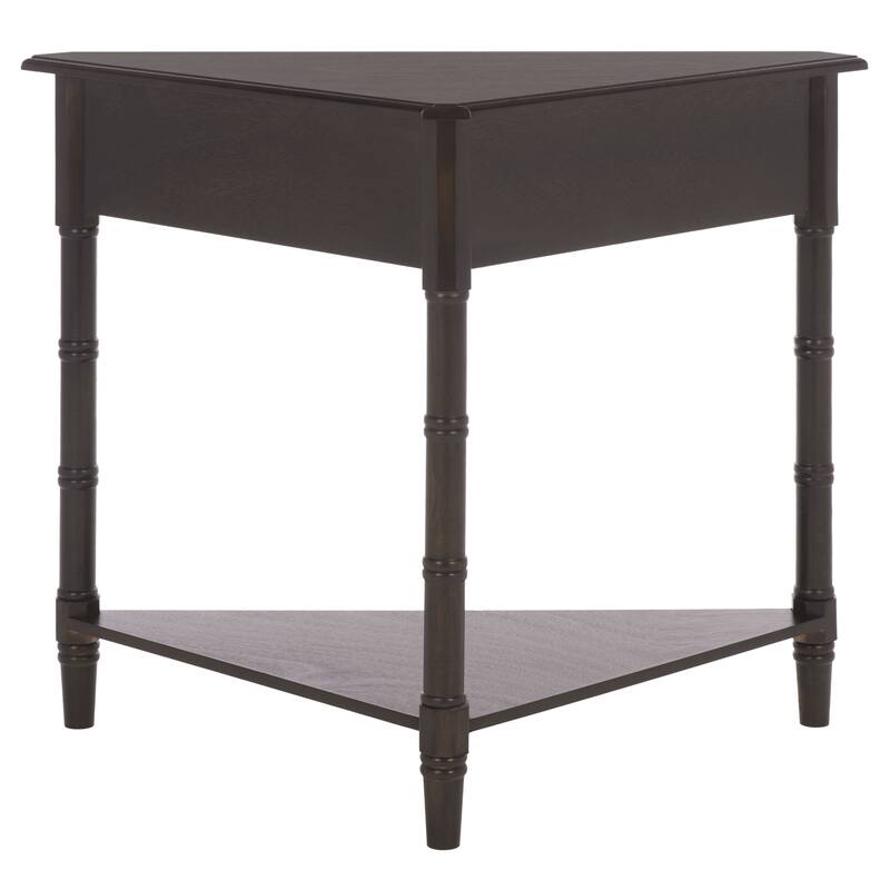 SAFAVIEH Calla Grey Corner Table - 33.9" x 17.3" x 28" - 34"W x 17"D x 28"H