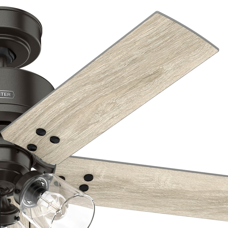 Hunter 44" Sencillo Ceiling Fan with LED Light Kit and Pull Chain
