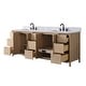 preview thumbnail 62 of 72, Vanity Art Lucerne Freestanding Bathroom Vanity with Stone Top, Hidden Power Station, Hair Dryer Holder, USB Charging Shelf