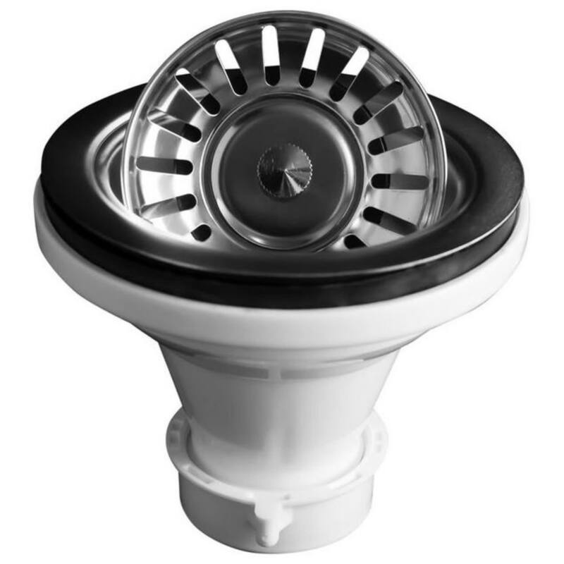 Karran USA L-1 3-1/2" Basket Strainer - Stainless Steel - Stainless Steel
