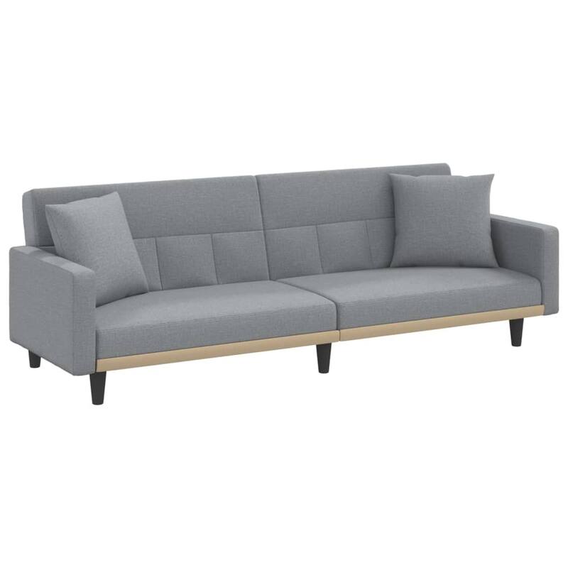 vidaXL Sofa Bed Loveseat Convertible Sofa Bed with Cushions for Studio Fabric - 86.6" x 35" x 27.6"