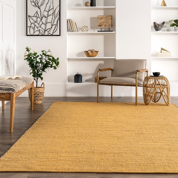 Nuloom Jacky Classic Jute Blend Area Rug - On Sale - Bed