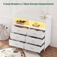 preview thumbnail 3 of 16, Dresser for Bedroom with 6 Drawers