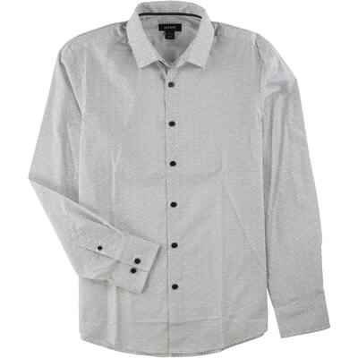 Alfani Mens Donovan Button Up Shirt