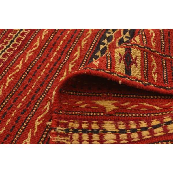 eCarpet Gallery Area Rug for Living Room Bedroom 333171 Hand-Knotted Wool Rug Ottoman Kashkoli Flat-Weaves & Kilims Red Tapestry Kilim 3'3 x 5'1 eCarpet Gallery Area Rug for Living Room Bedroom 333171 Hand-Knotted Wool Rug Ottoman Kashkoli Flat-Weaves & Kilims Red Tapestry Kilim 3'3 x 5'1