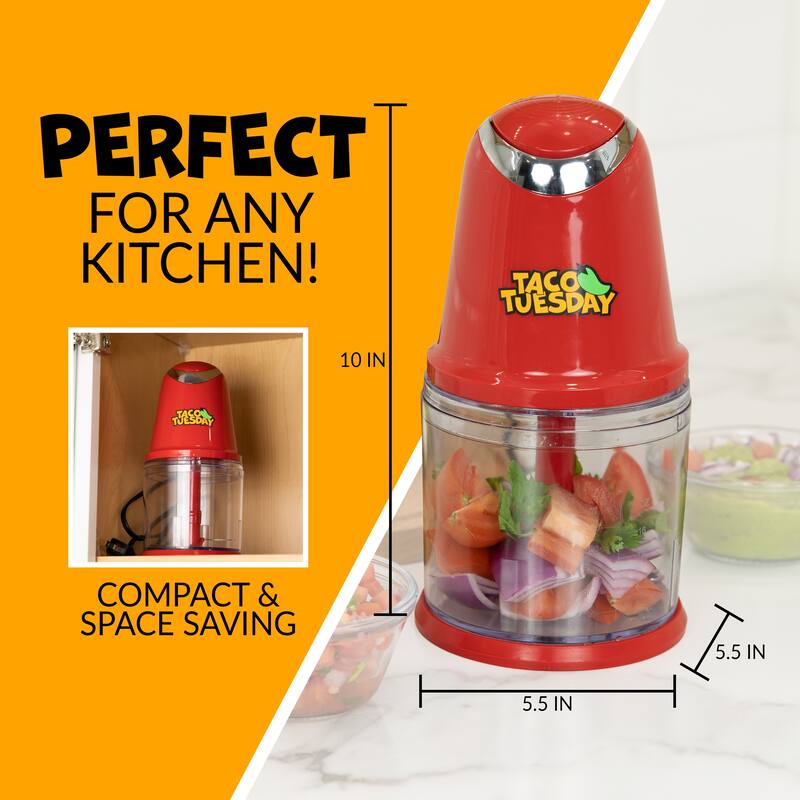 Taco Tuesday TTCHP2RD Salsa & Guacamole Chopper