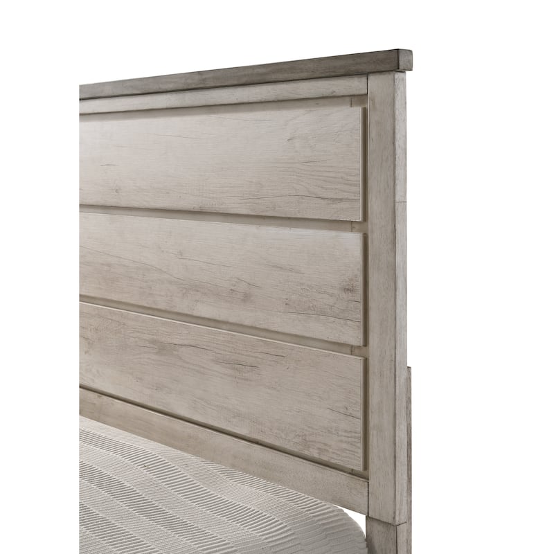 Anallese Driftwood Panel Bed