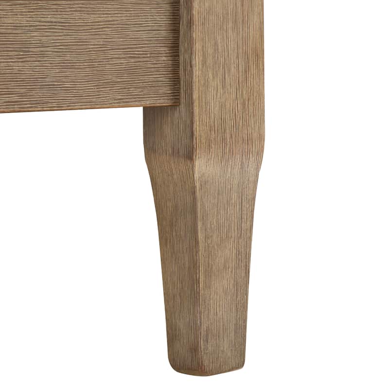SAFAVIEH Couture Outdoor Patio Furniture Martinique Wood Arm Chair - 31"W x 36"D x 33"H