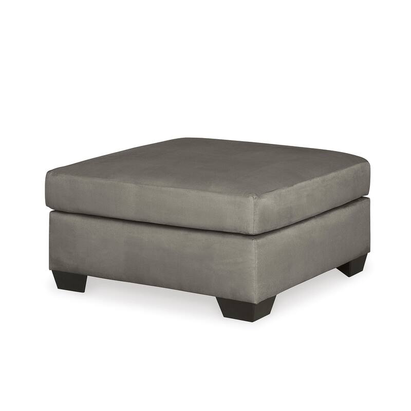 Darcy Cobblestone Grey Ottoman