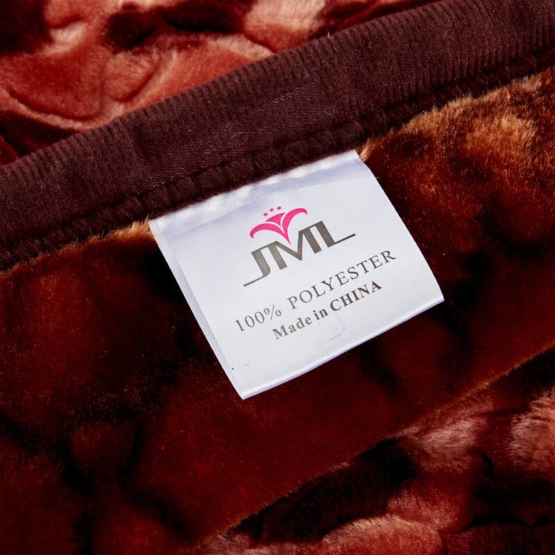 Raschel A&B Printed 2-ply Reversible Korean-style Plush Fleece Blanket