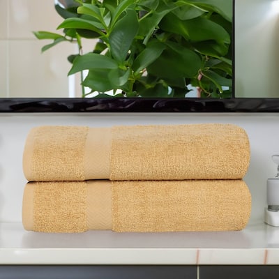 Superior Eco-Friendly Dyed Bath Sheet - (Set of 2)