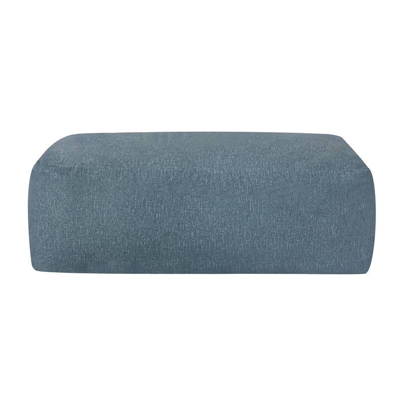 CraftPorch Glam 42 Inch Velvet Upholstered Pouf