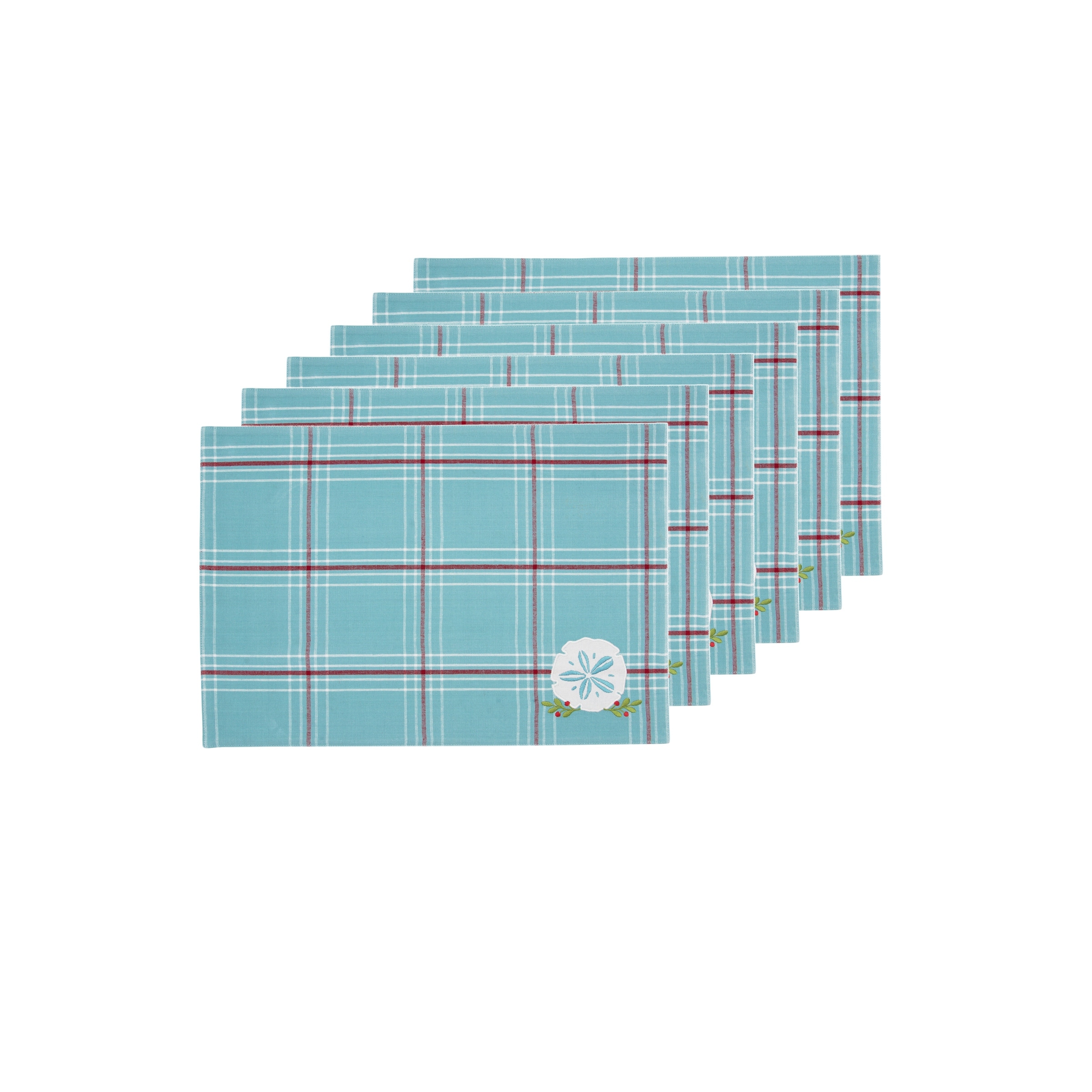 A Coastal Placemats Set of 6, 13" x 19"